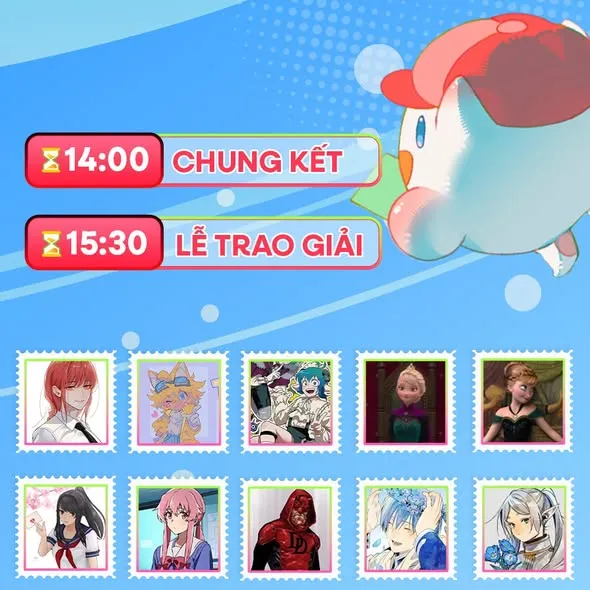 Lịch chung kết và trao giải Art in Cosplay