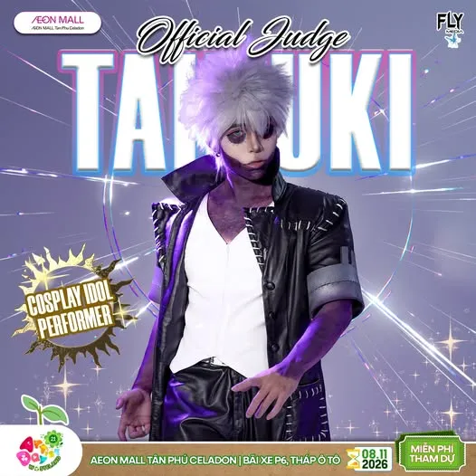 Poster công bố Giám khảo Cosplay Tainuki tại Artist Day 21